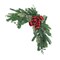 National Tree Company 24" Mixed Pine and Bow Christmas Corner Swags